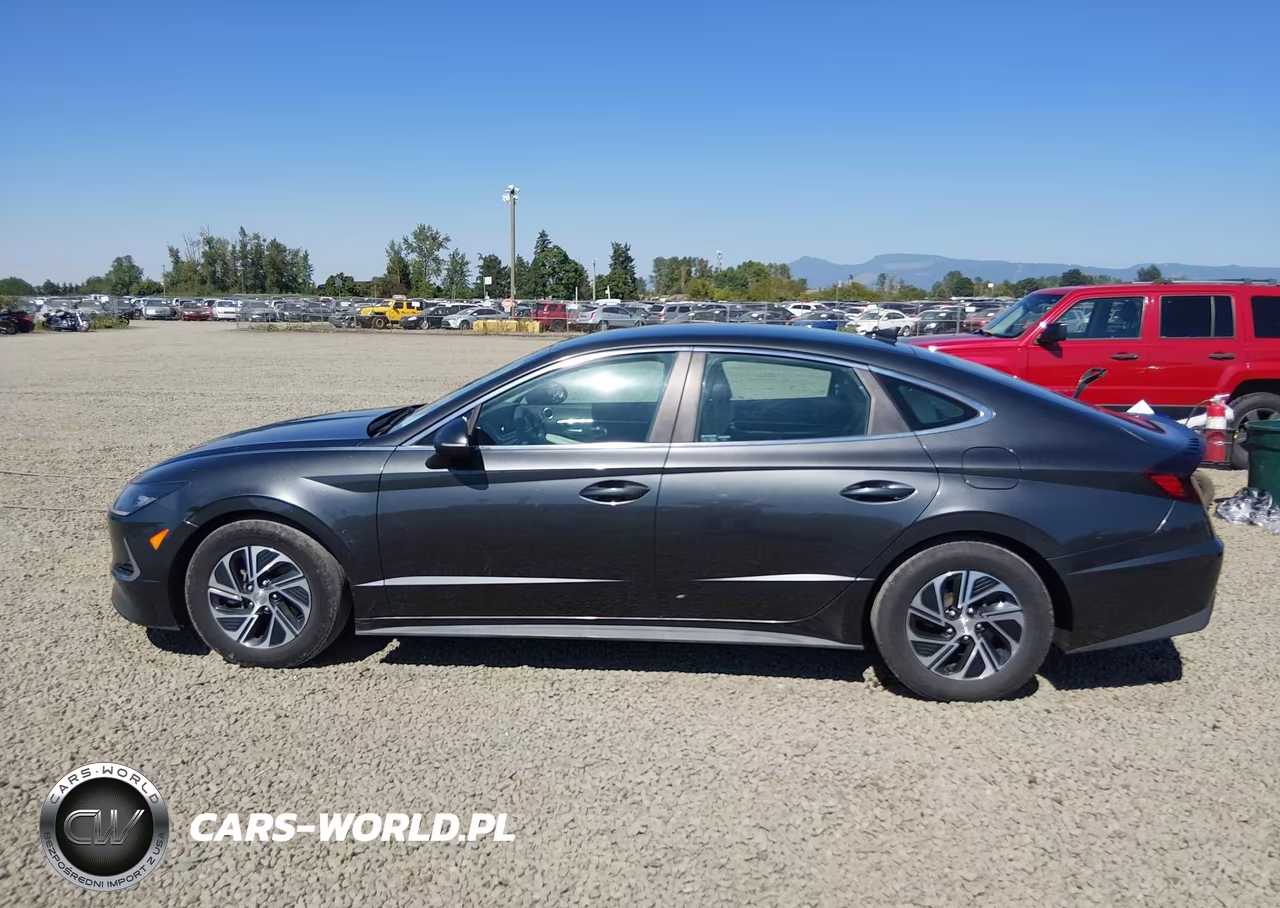 2021 Hyundai Sonata Blue VIN:KMHL24JJ8MA030588 - 18