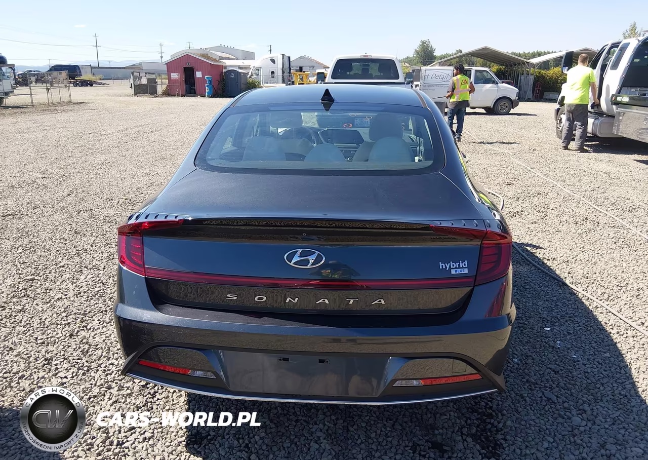 2021 Hyundai Sonata Blue VIN:KMHL24JJ8MA030588 - 20