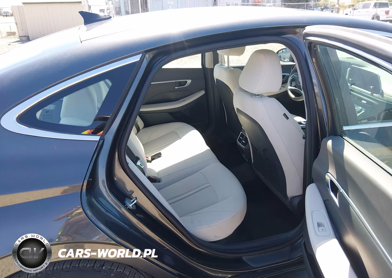 2021 Hyundai Sonata Blue VIN:KMHL24JJ8MA030588 - 8