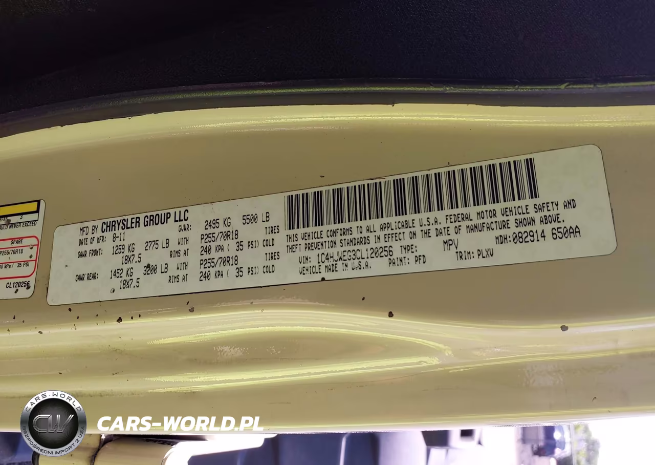 2012 Jeep Wrangler Unlimited Sahara VIN:1C4HJWEG3CL120256 - 9