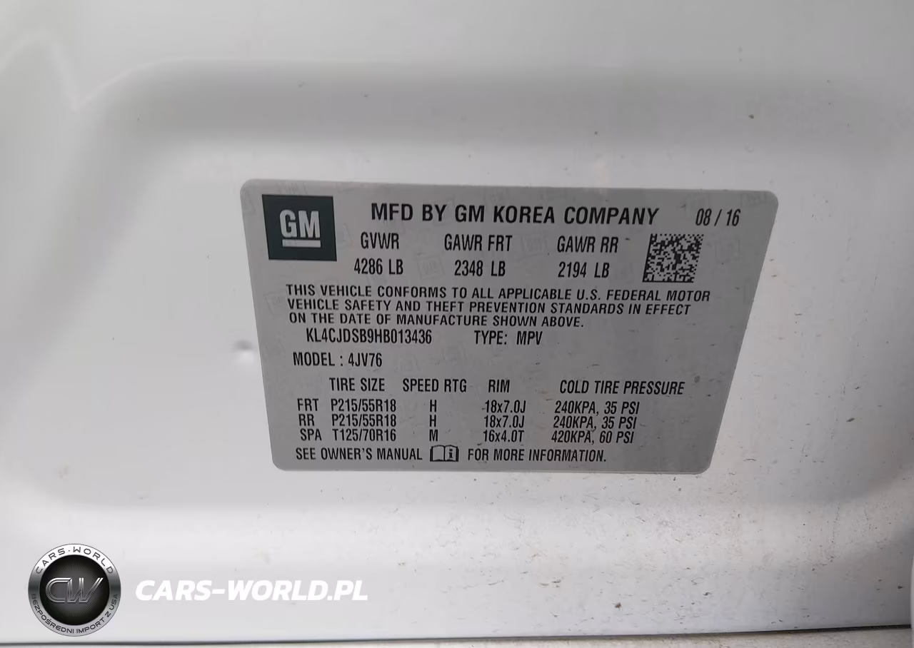2017 Buick Encore Premium VIN:KL4CJDSB9HB013436 - 9