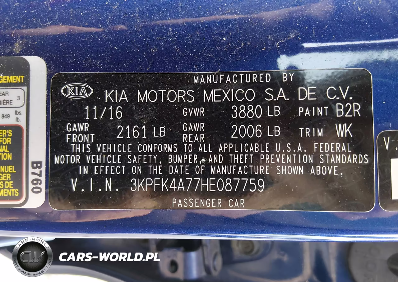 2017 Kia Forte Lx VIN:3KPFK4A77HE087759 - 9