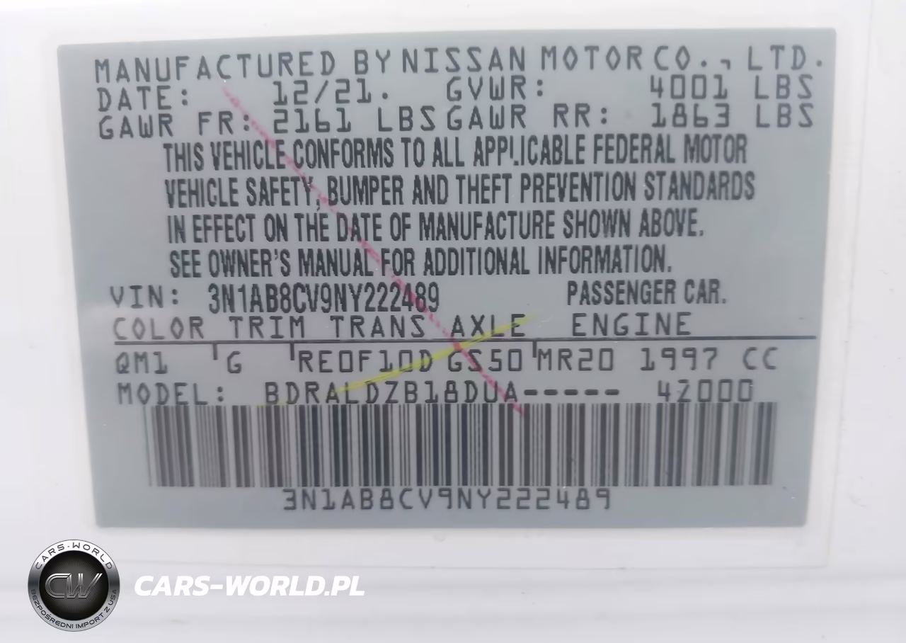 2022 Nissan Sentra Sv Xtronic Cvt VIN:3N1AB8CV9NY222489 - 9