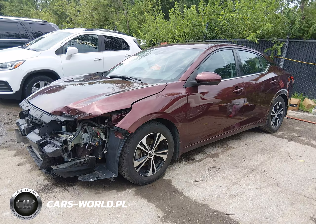 2021 Nissan Sentra Sv Xtronic Cvt VIN:3N1AB8CV9MY274588 - 2