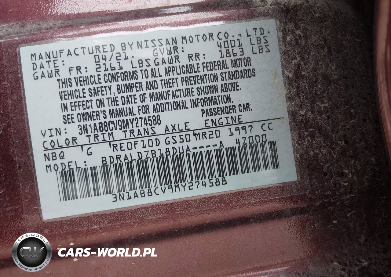 2021 Nissan Sentra Sv Xtronic Cvt VIN:3N1AB8CV9MY274588 - 9