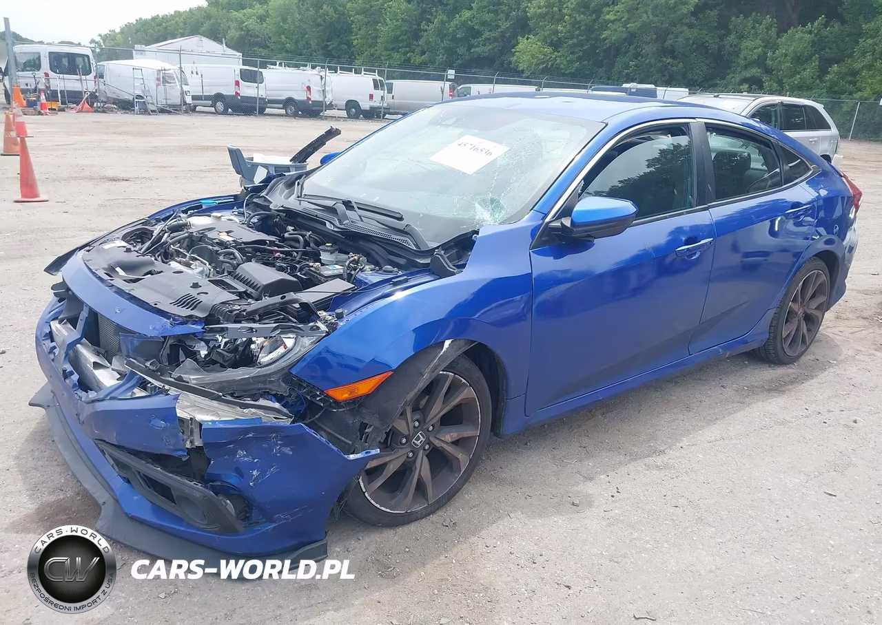2019 Honda Civic Sport VIN:2HGFC2F8XKH578777 - 2