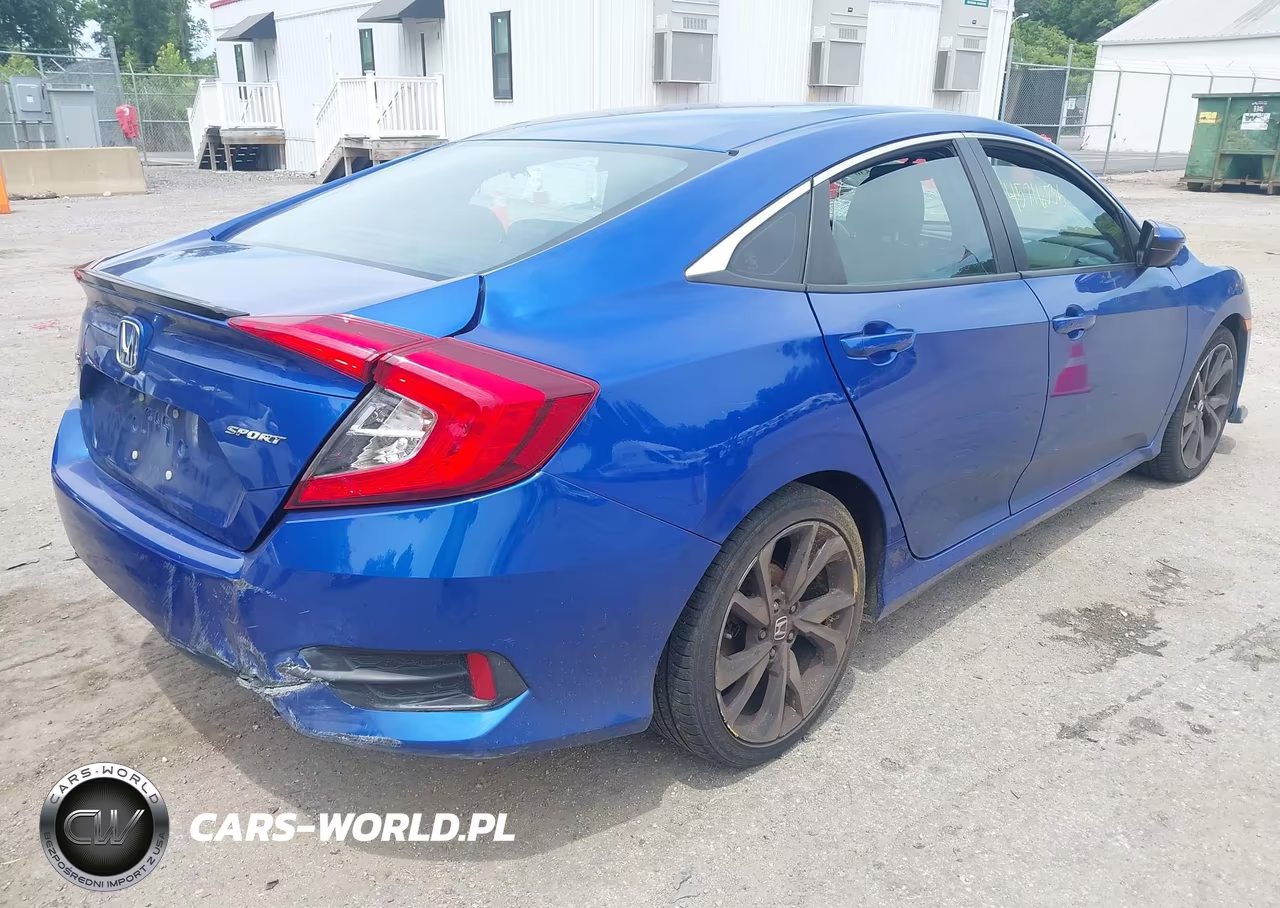 2019 Honda Civic Sport VIN:2HGFC2F8XKH578777 - 4