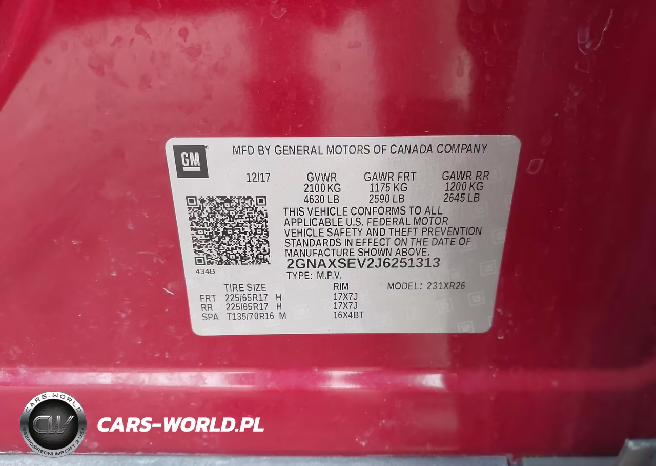 2018 Chevrolet Equinox Lt VIN:2GNAXSEV2J6251313 - 9
