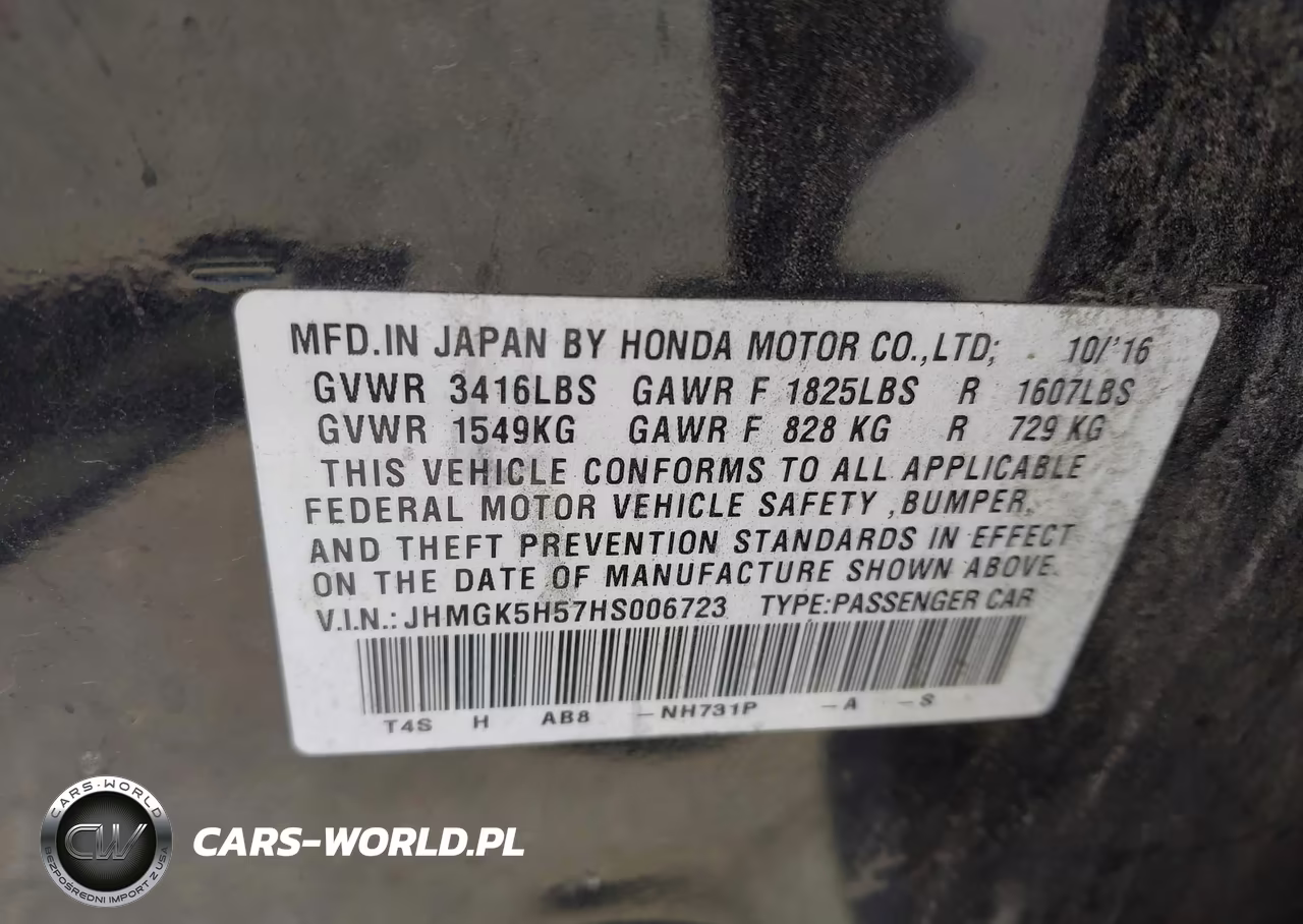 2017 Honda Fit Lx VIN:JHMGK5H57HS006723 - 9