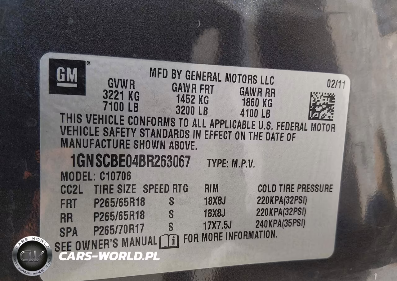 2011 Chevrolet Tahoe Lt VIN:1GNSCBE04BR263067 - 9