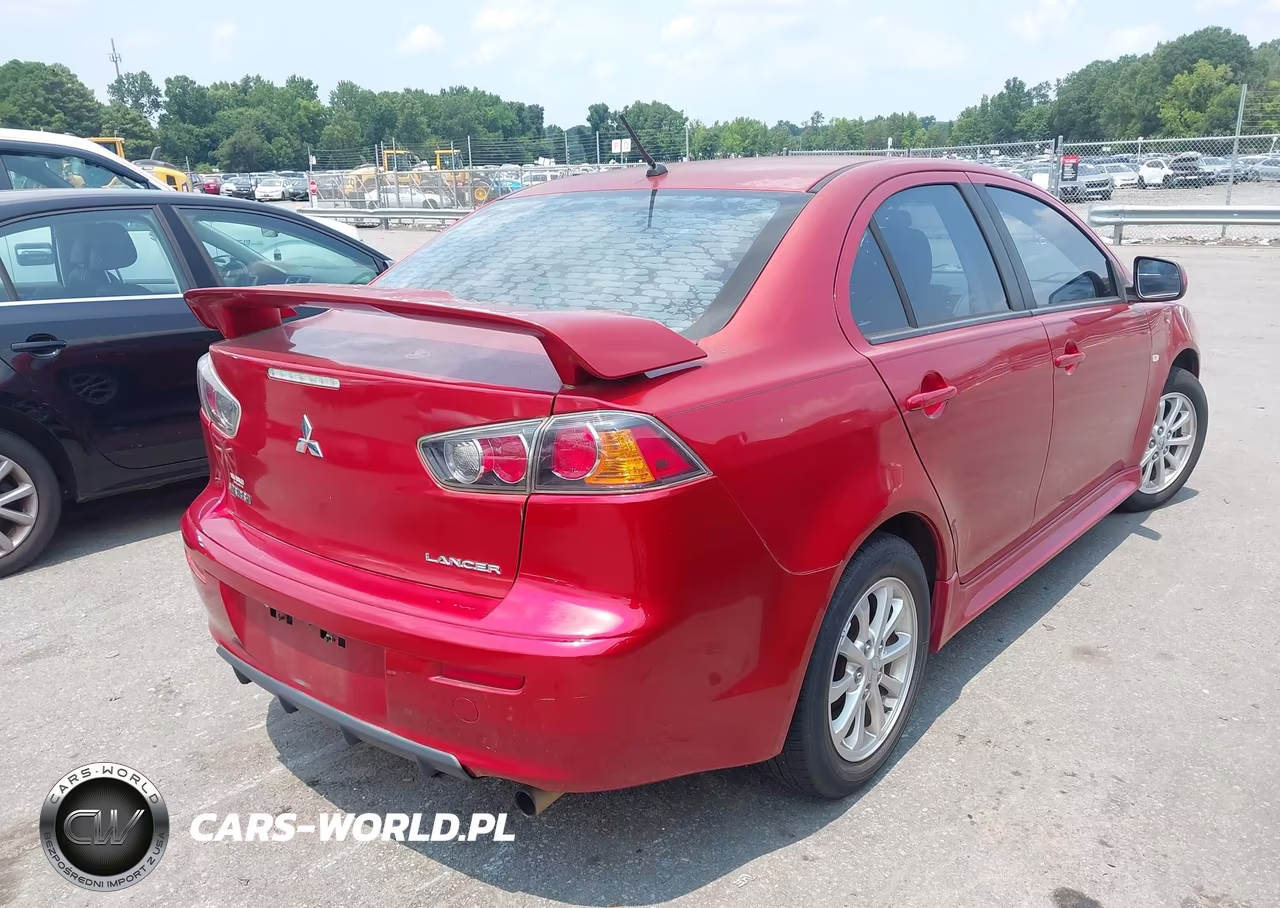 2013 Mitsubishi Lancer Es VIN:JA32U2FU8DU001767 - 4