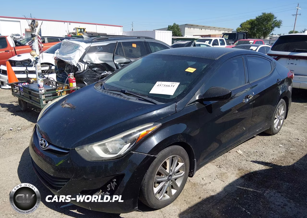 2014 Hyundai Elantra Se VIN:5NPDH4AE6EH483273 - 2