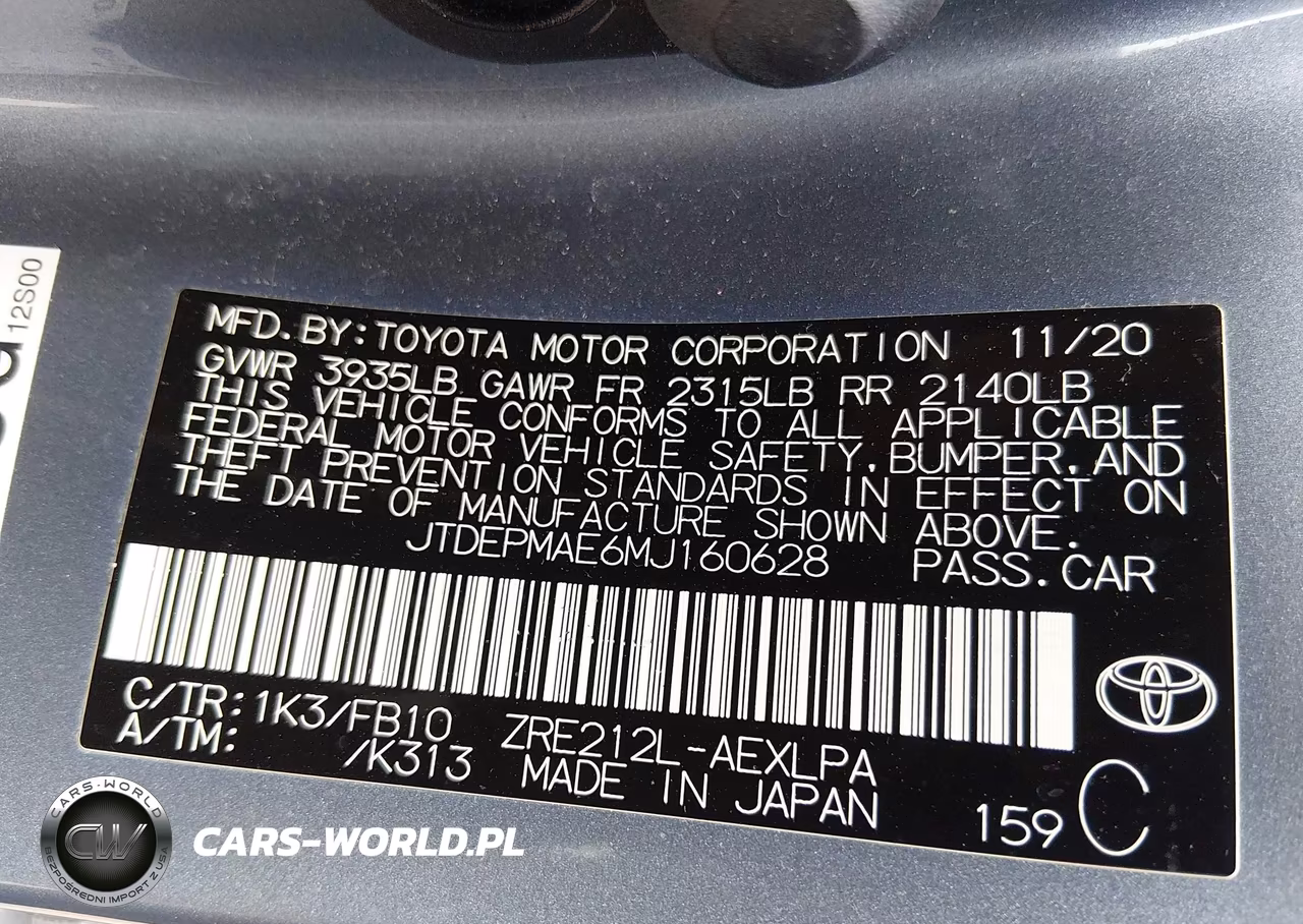 2021 Toyota Corolla Le VIN:JTDEPMAE6MJ160628 - 9