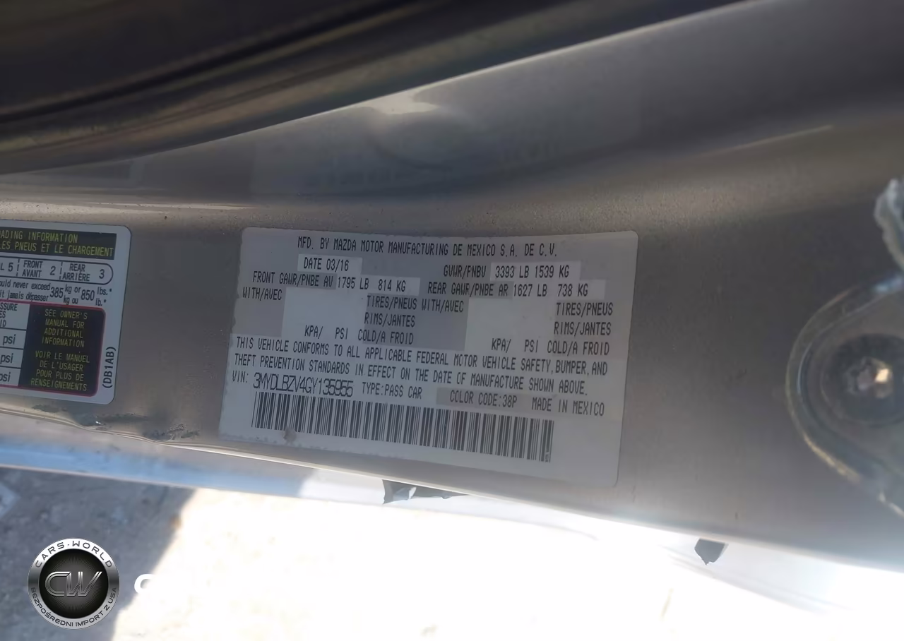 2016 Scion Ia VIN:3MYDLBZV4GY135955 - 9