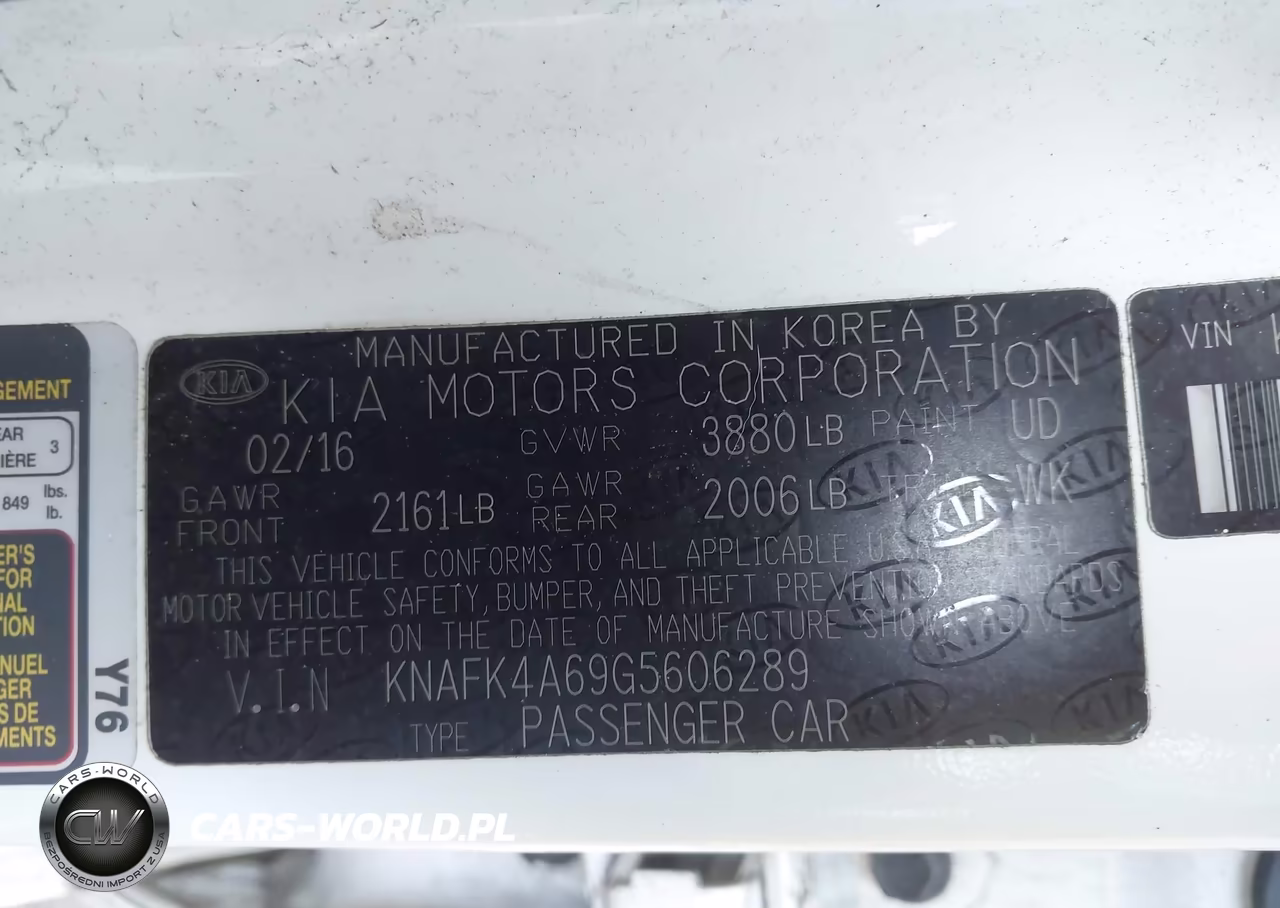 2016 Kia Forte Lx VIN:KNAFK4A69G5606289 - 9
