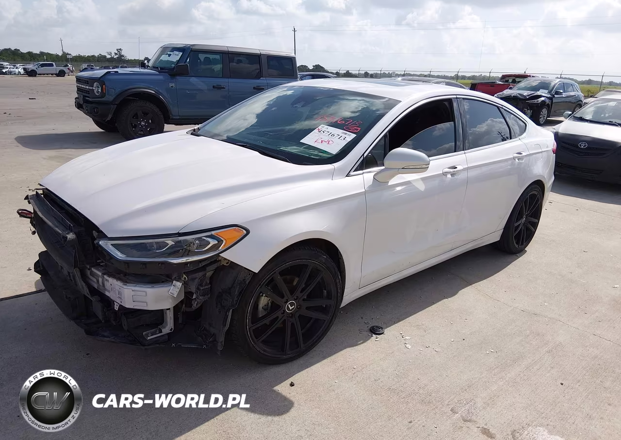2019 Ford Fusion Titanium VIN:3FA6P0K9XKR250002 - 2