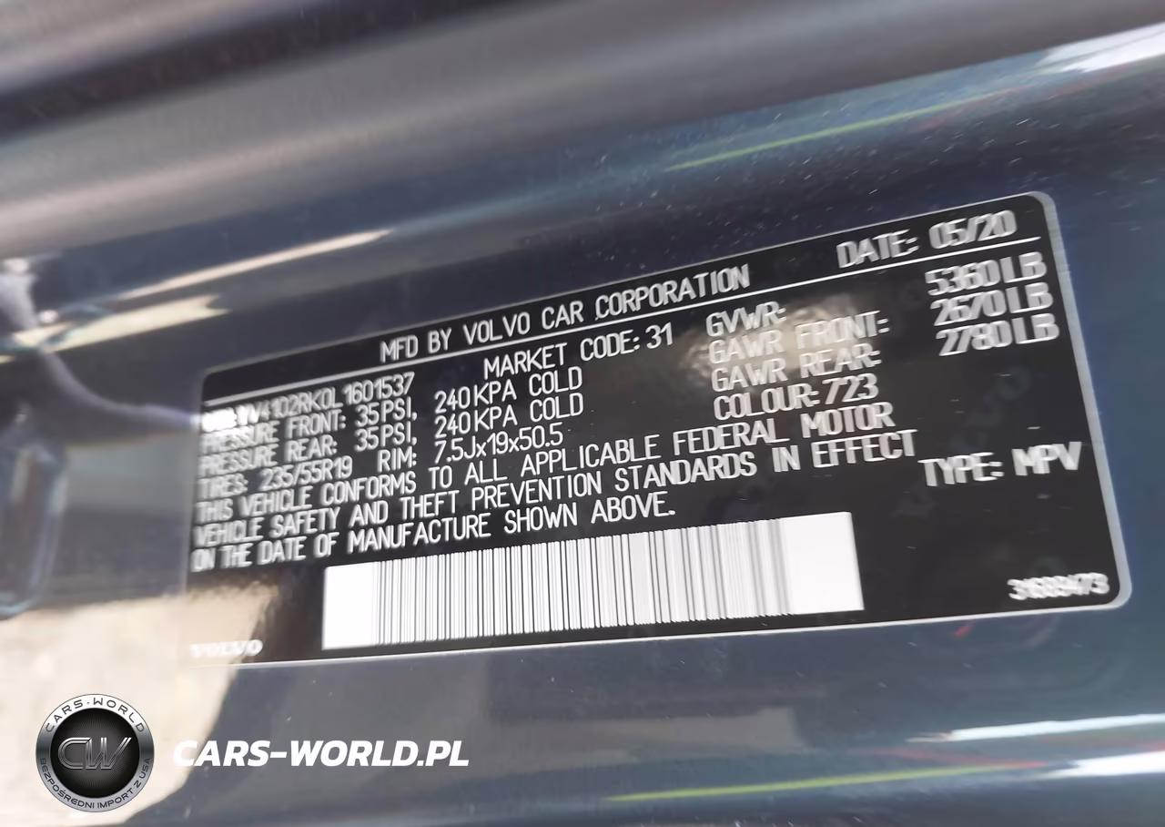 2020 Volvo Xc60 T5 Momentum VIN:YV4102RK0L1601537 - 9