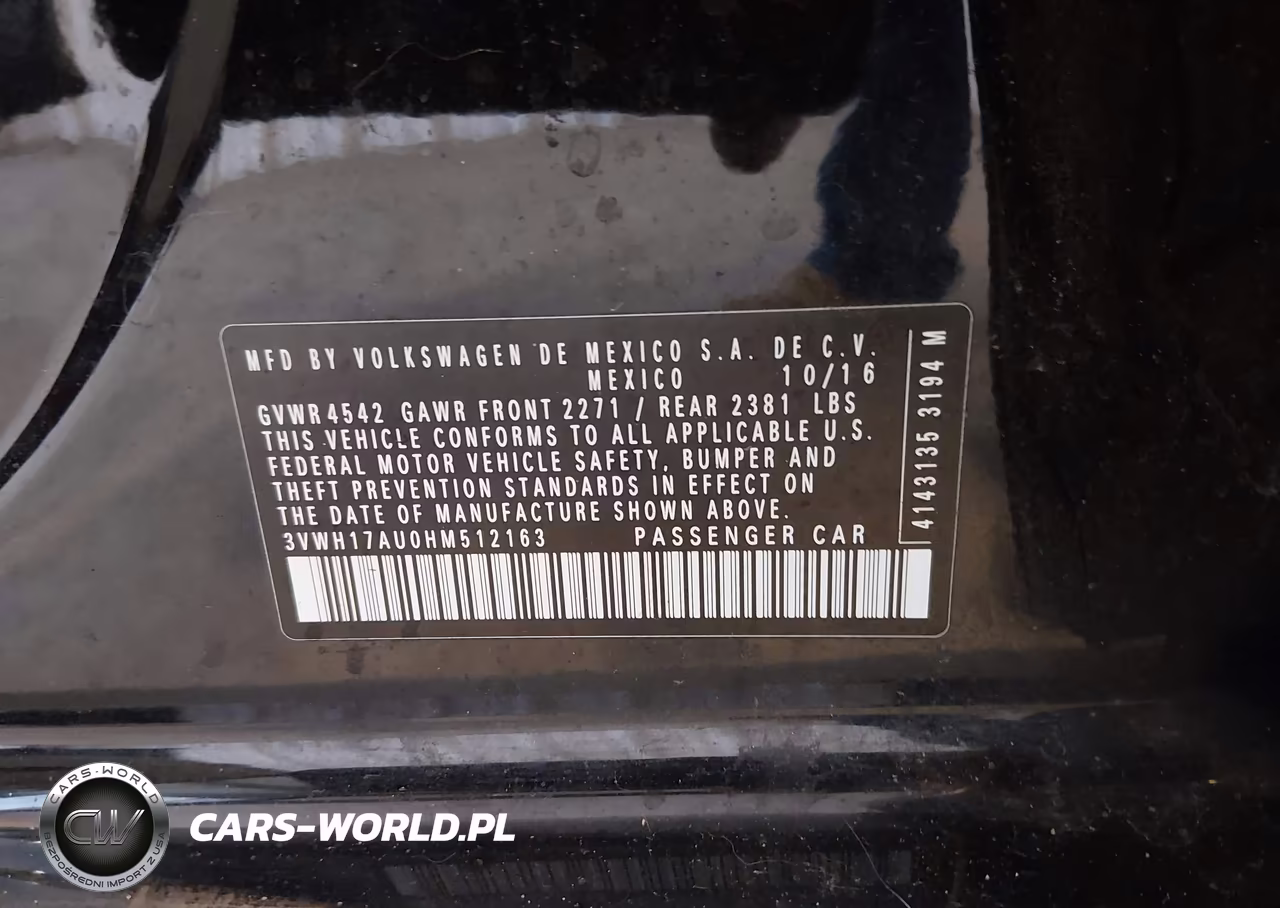 2017 Volkswagen Golf Alltrack VIN:3VWH17AU0HM512163 - 9