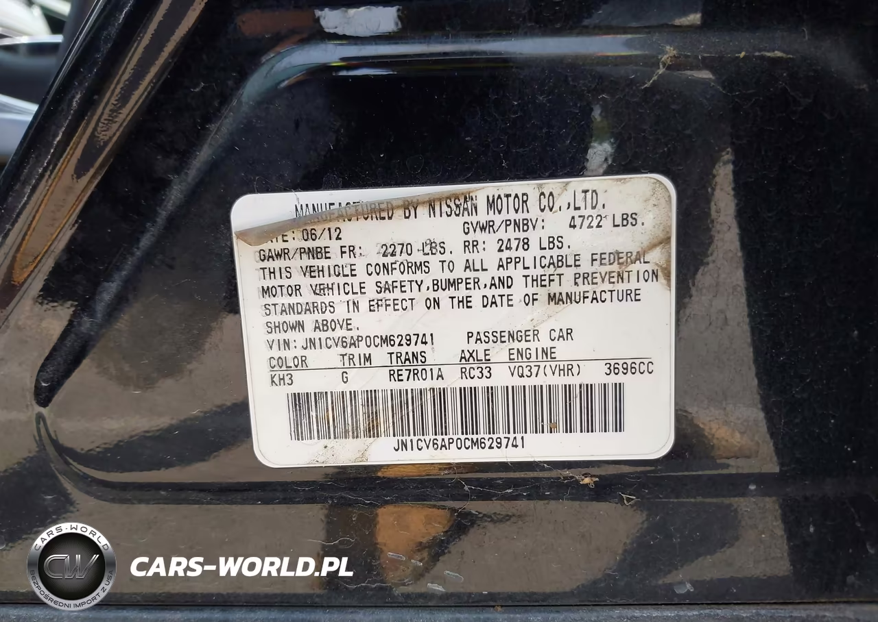 2012 Infiniti G37 Journey VIN:JN1CV6AP0CM629741 - 9