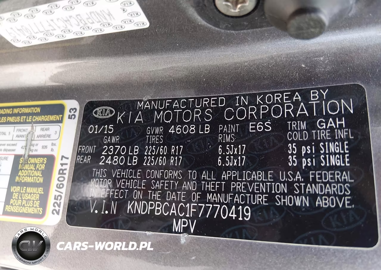2015 Kia Sportage Lx VIN:KNDPBCAC1F7770419 - 9
