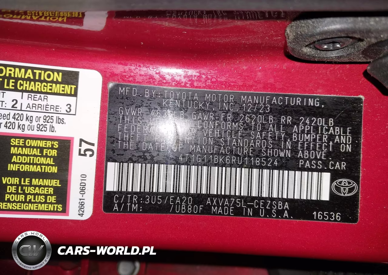 2024 Toyota Camry Se VIN:4T1G11BK6RU118524 - 9