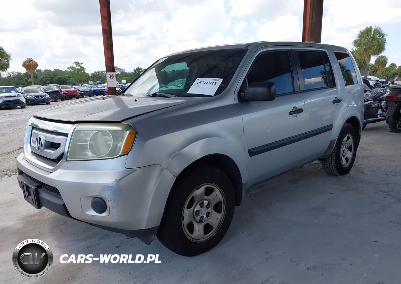 2010 Honda Pilot Lx VIN:5FNYF4H27AB008064 - 2