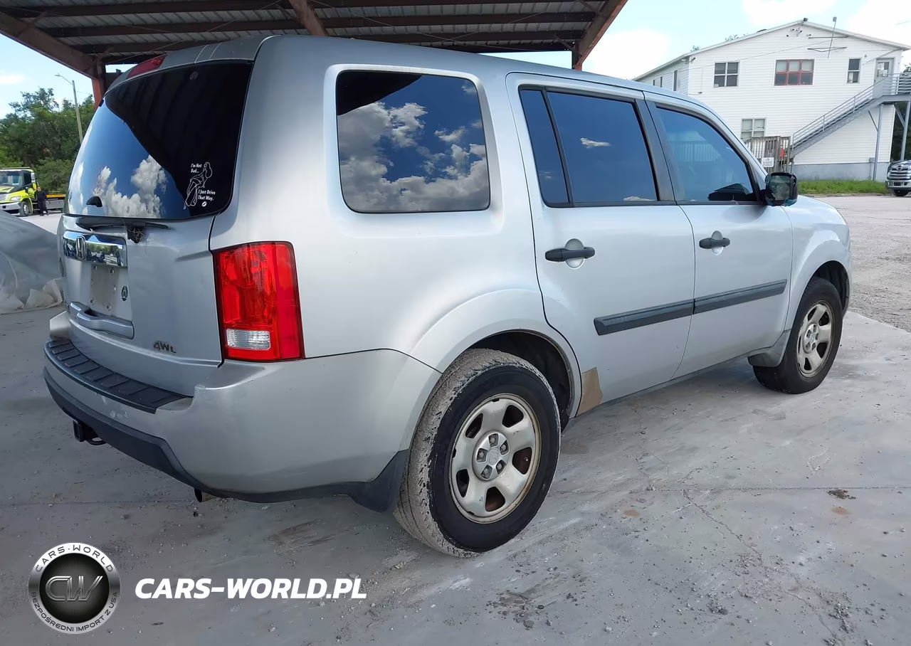2010 Honda Pilot Lx VIN:5FNYF4H27AB008064 - 4