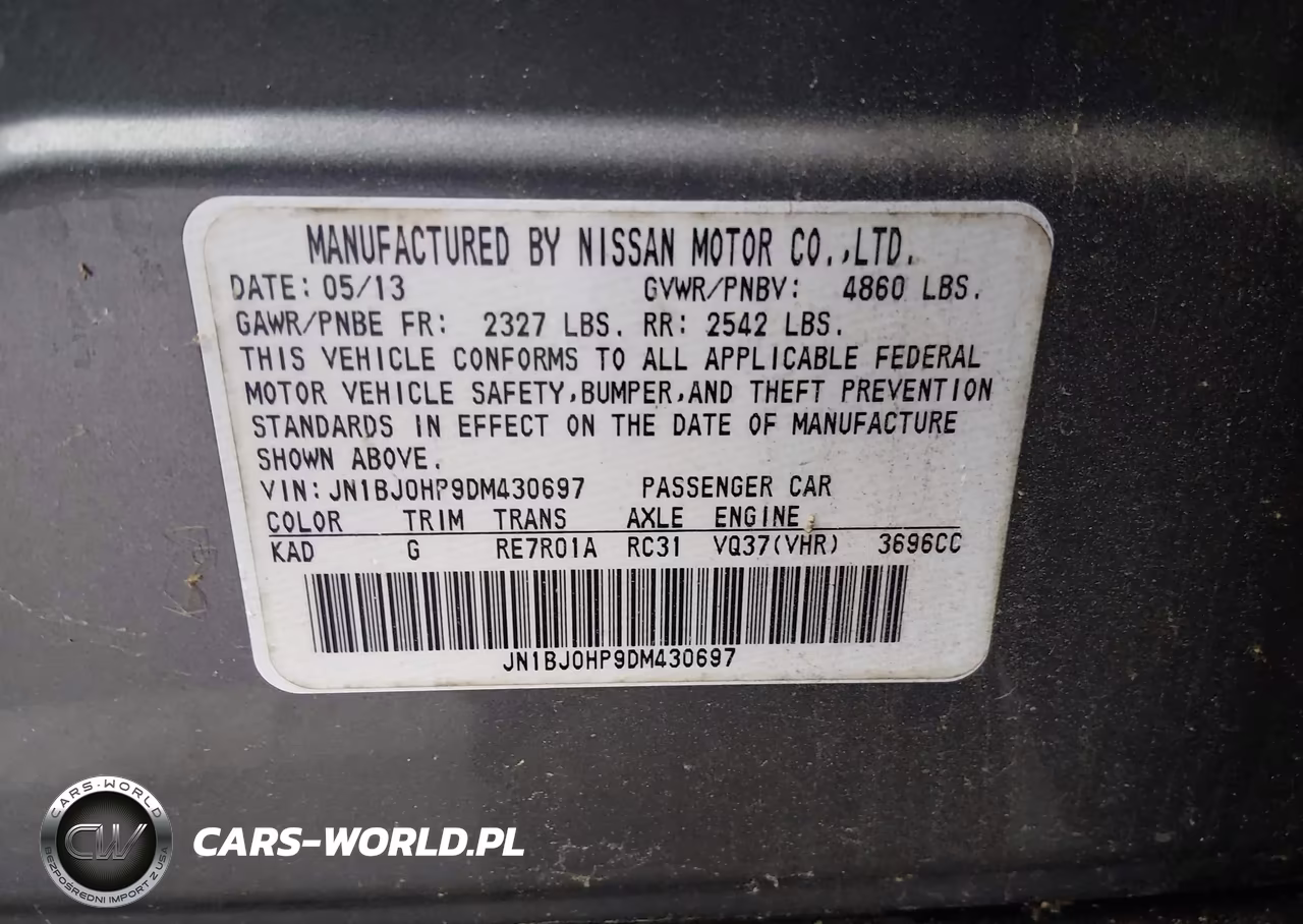 2013 Infiniti Ex37 Journey VIN:JN1BJ0HP9DM430697 - 9