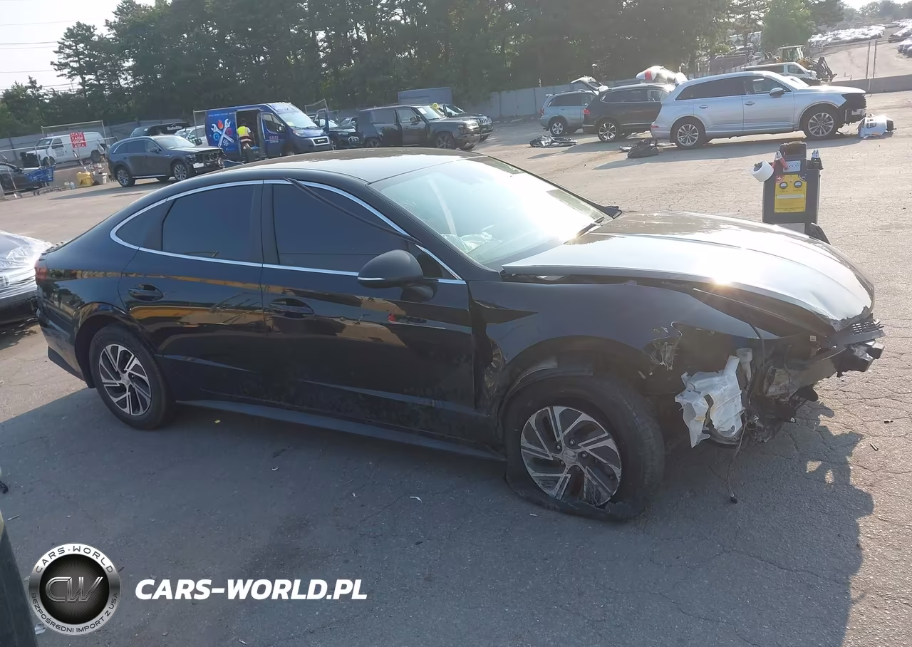 2021 Hyundai Sonata Blue VIN:KMHL24JJ1MA026835 - 12