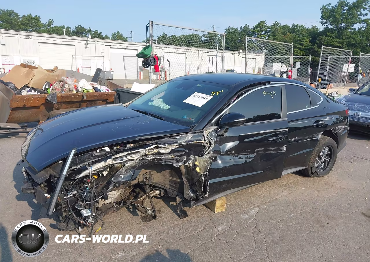 2021 Hyundai Sonata Blue VIN:KMHL24JJ1MA026835 - 6