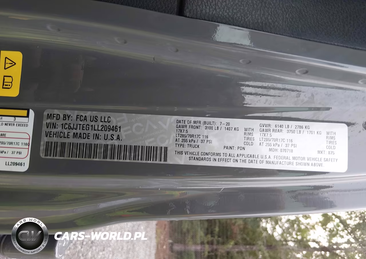 2020 Jeep Gladiator Mojave 4X4 VIN:1C6JJTEG1LL209461 - 9