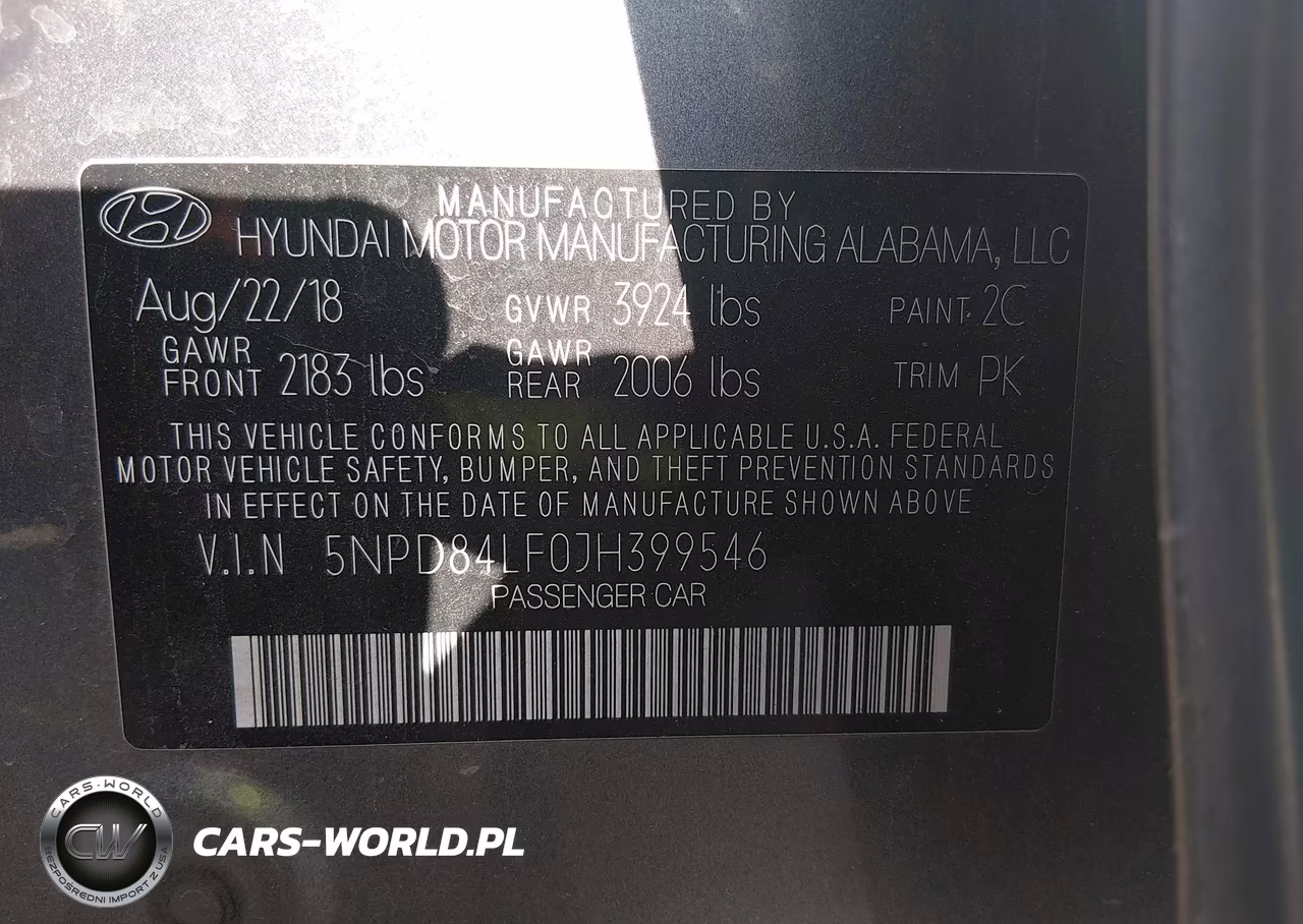 2018 Hyundai Elantra Value Edition VIN:5NPD84LF0JH399546 - 9