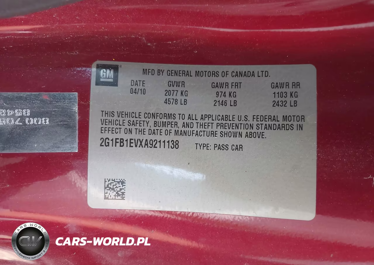 2010 Chevrolet Camaro 1Lt VIN:2G1FB1EVXA9211138 - 9