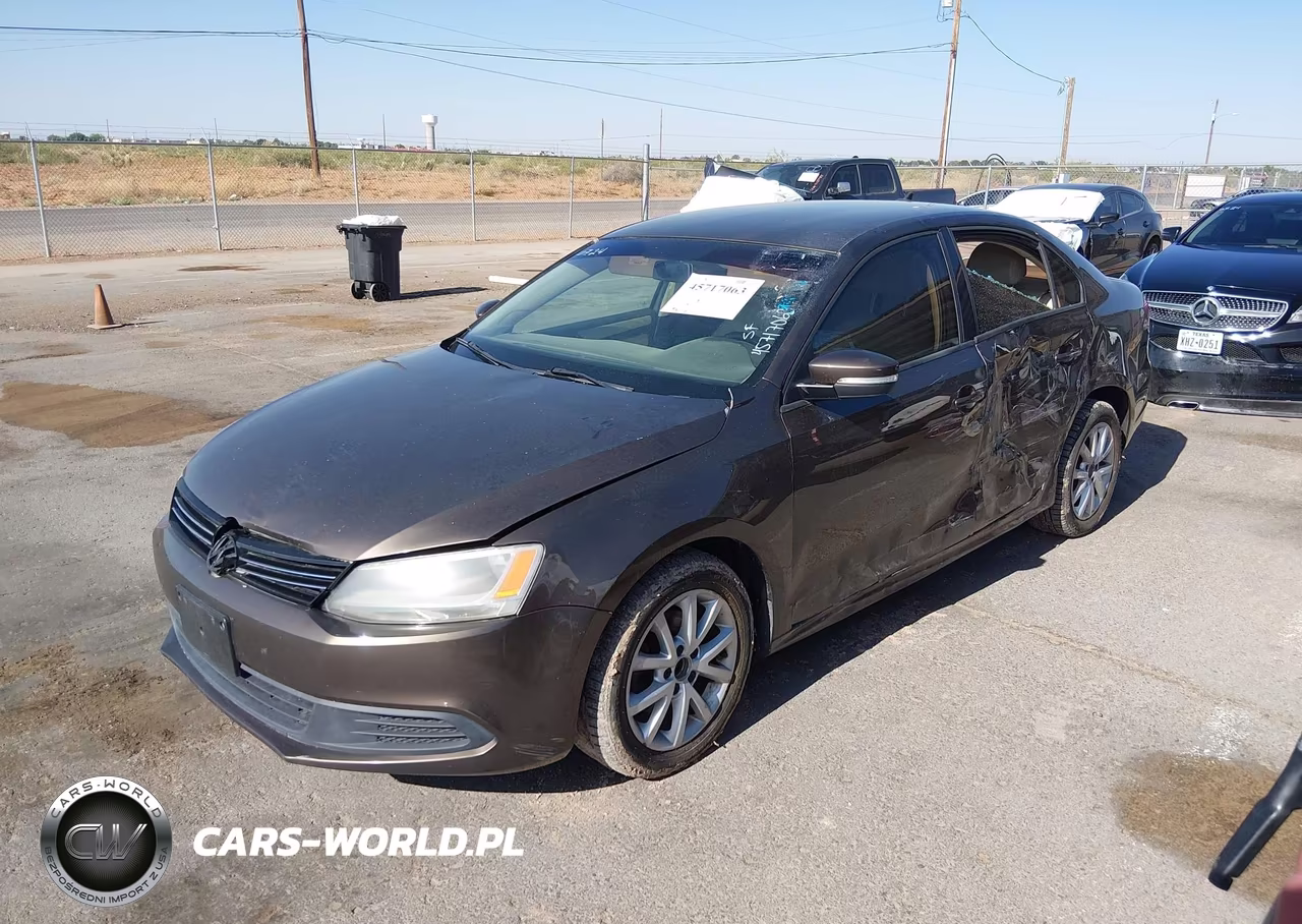 2012 Volkswagen Jetta 2.5L Se VIN:3VWDX7AJ4CM453436 - 2