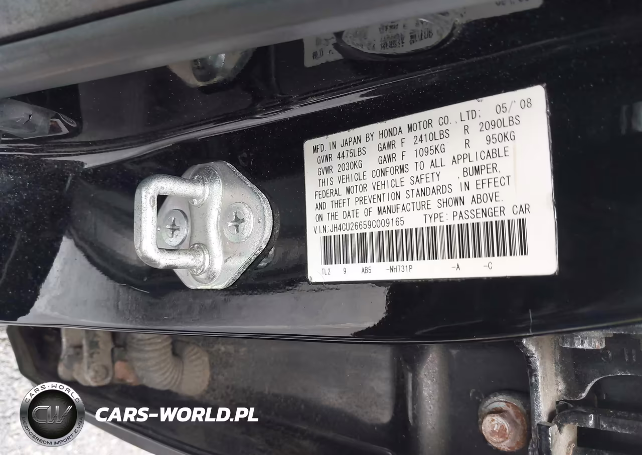2009 Acura Tsx VIN:JH4CU26659C009165 - 9