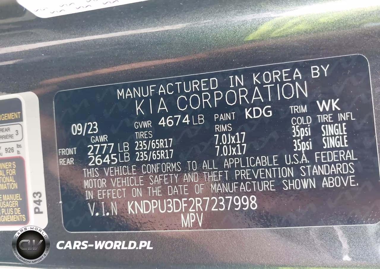 2024 Kia Sportage Lx VIN:KNDPU3DF2R7237998 - 9