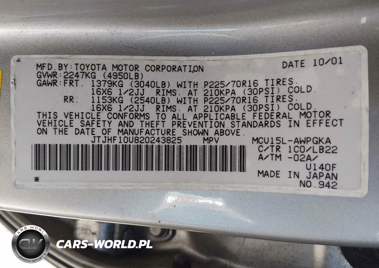 2002 Lexus Rx 300 VIN:JTJHF10U820243825 - 9