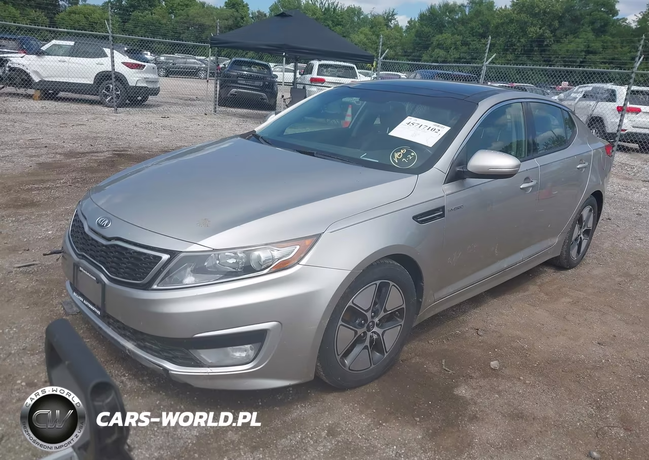 2013 Kia Optima Hybrid Ex VIN:KNAGM4ADXD5041284 - 2