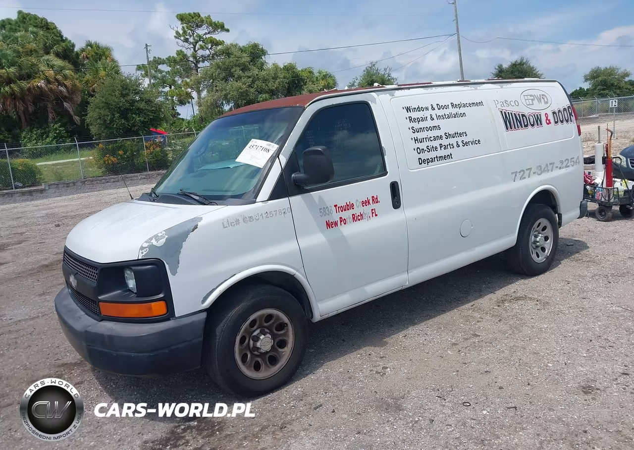 2010 Chevrolet Express 1500 Work Van VIN:1GCUGADX3A1121935 - 2
