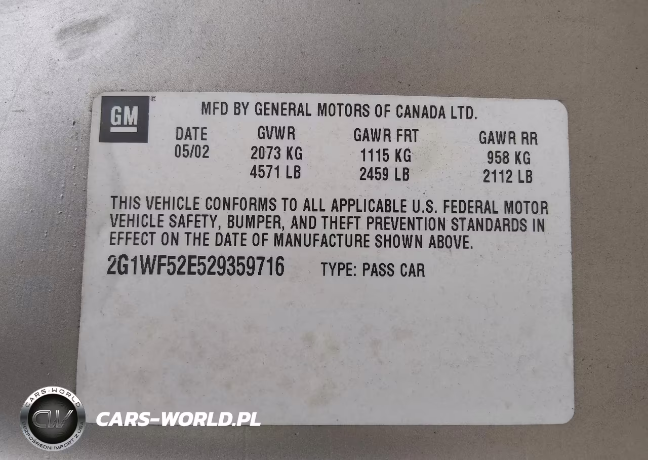 2002 Chevrolet Impala VIN:2G1WF52E529359716 - 9