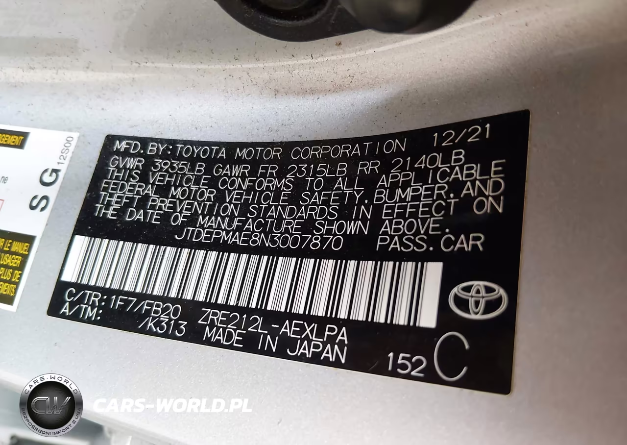 2022 Toyota Corolla Le VIN:JTDEPMAE8N3007870 - 9