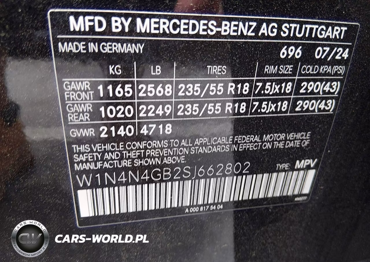 2025 Mercedes-Benz Gla 250 4Matic VIN:W1N4N4GB2SJ662802 - 9
