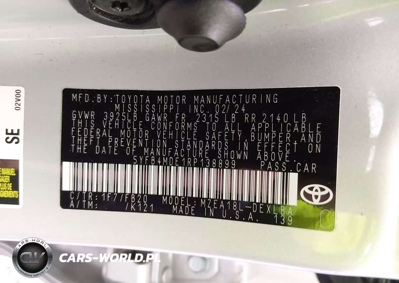 2024 Toyota Corolla Le VIN:5YFB4MDE1RP138899 - 9