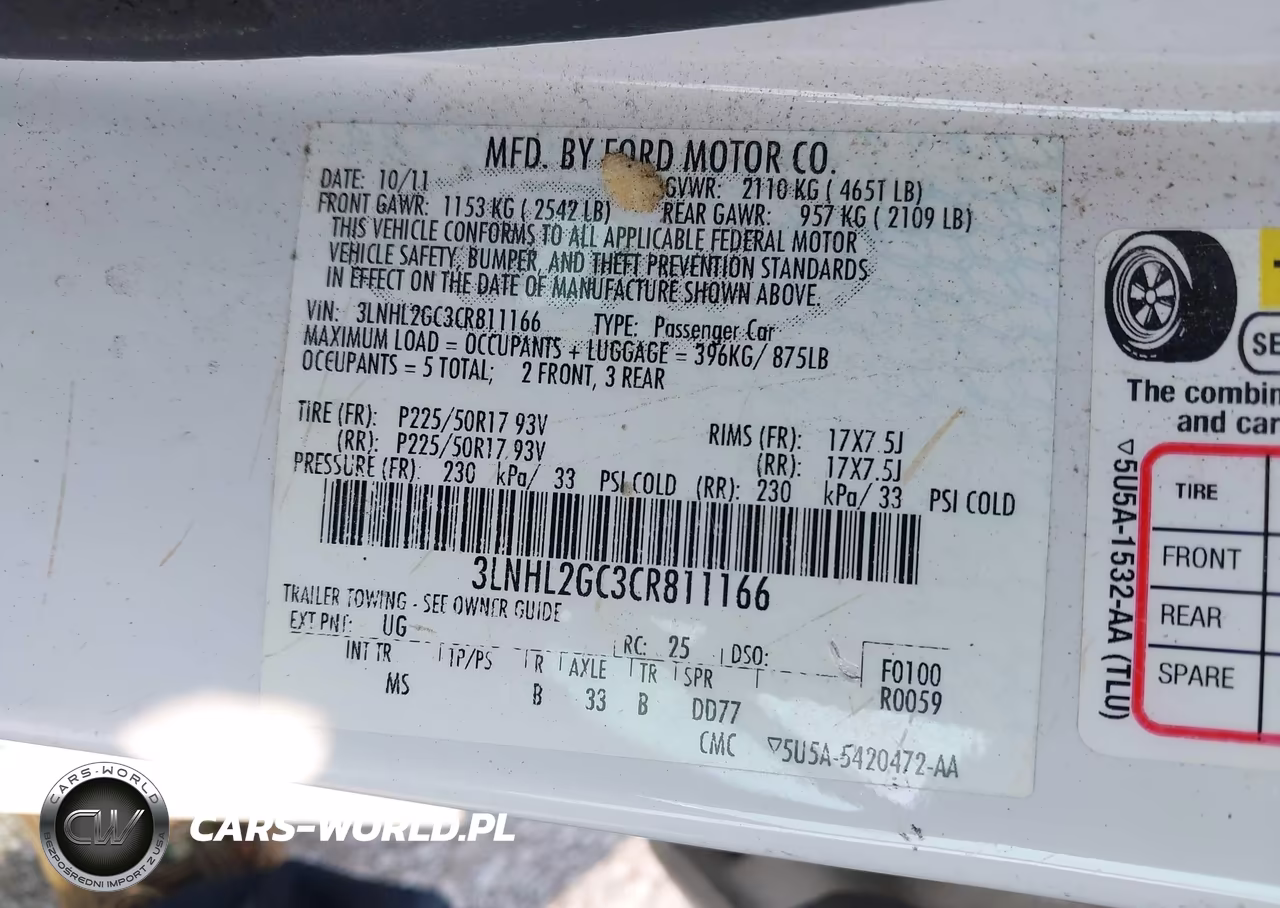 2012 Lincoln Mkz VIN:3LNHL2GC3CR811166 - 9