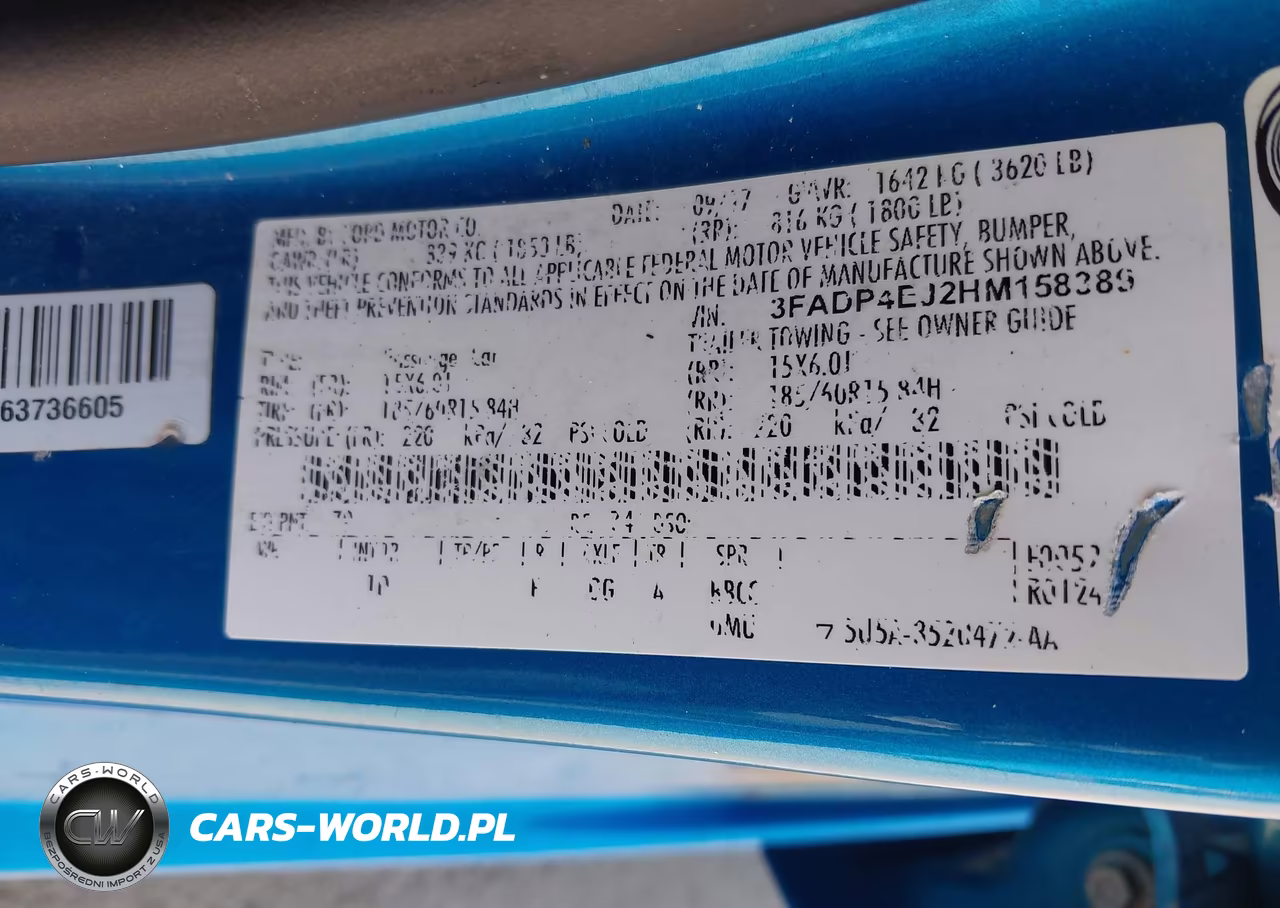2017 Ford Fiesta Se VIN:3FADP4EJ2HM158389 - 9