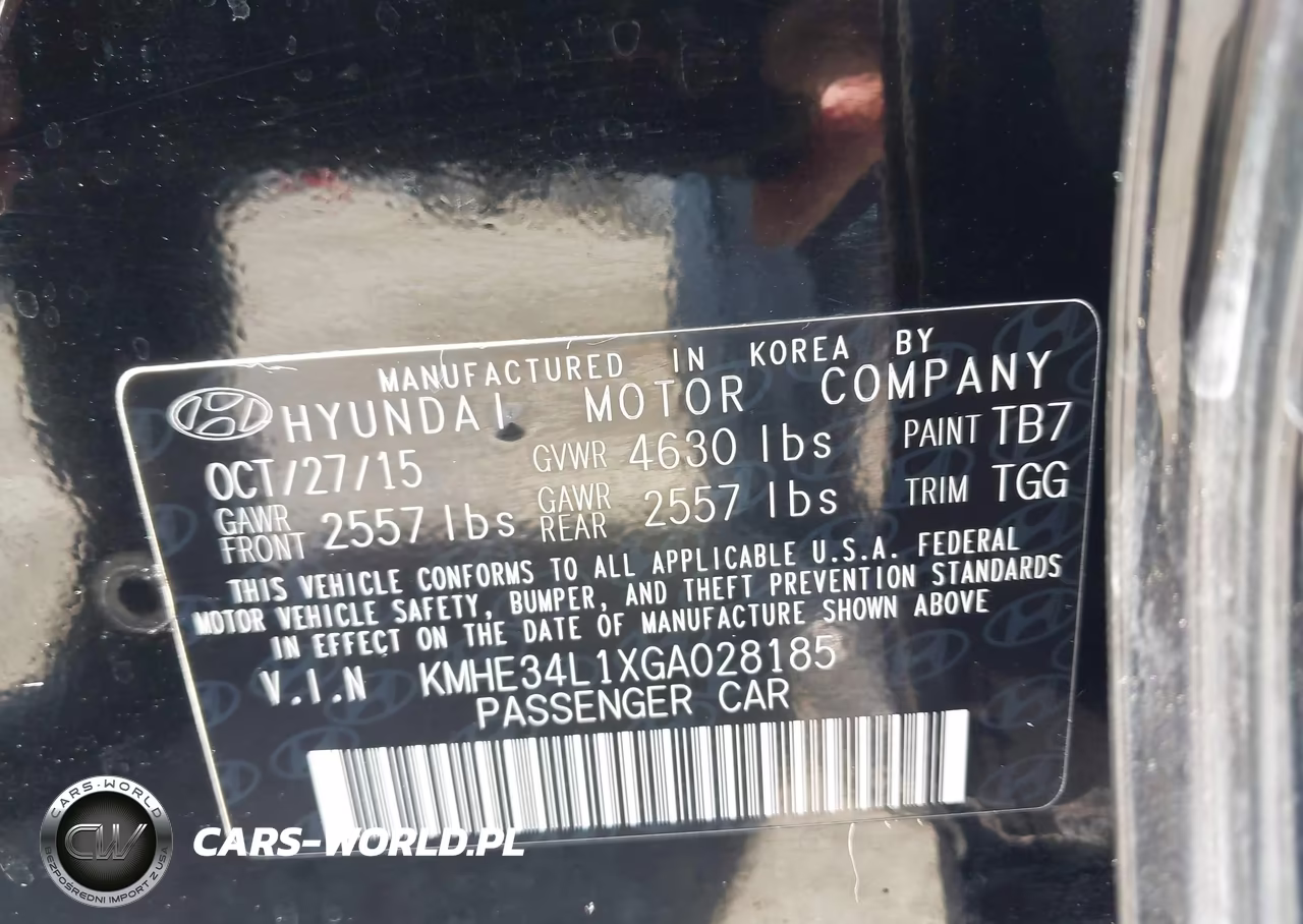 2016 Hyundai Sonata Hybrid Limited VIN:KMHE34L1XGA028185 - 9