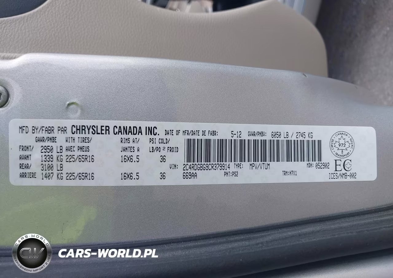 2012 Dodge Grand Caravan Se-Sxt VIN:2C4RDGBG9CR379914 - 9
