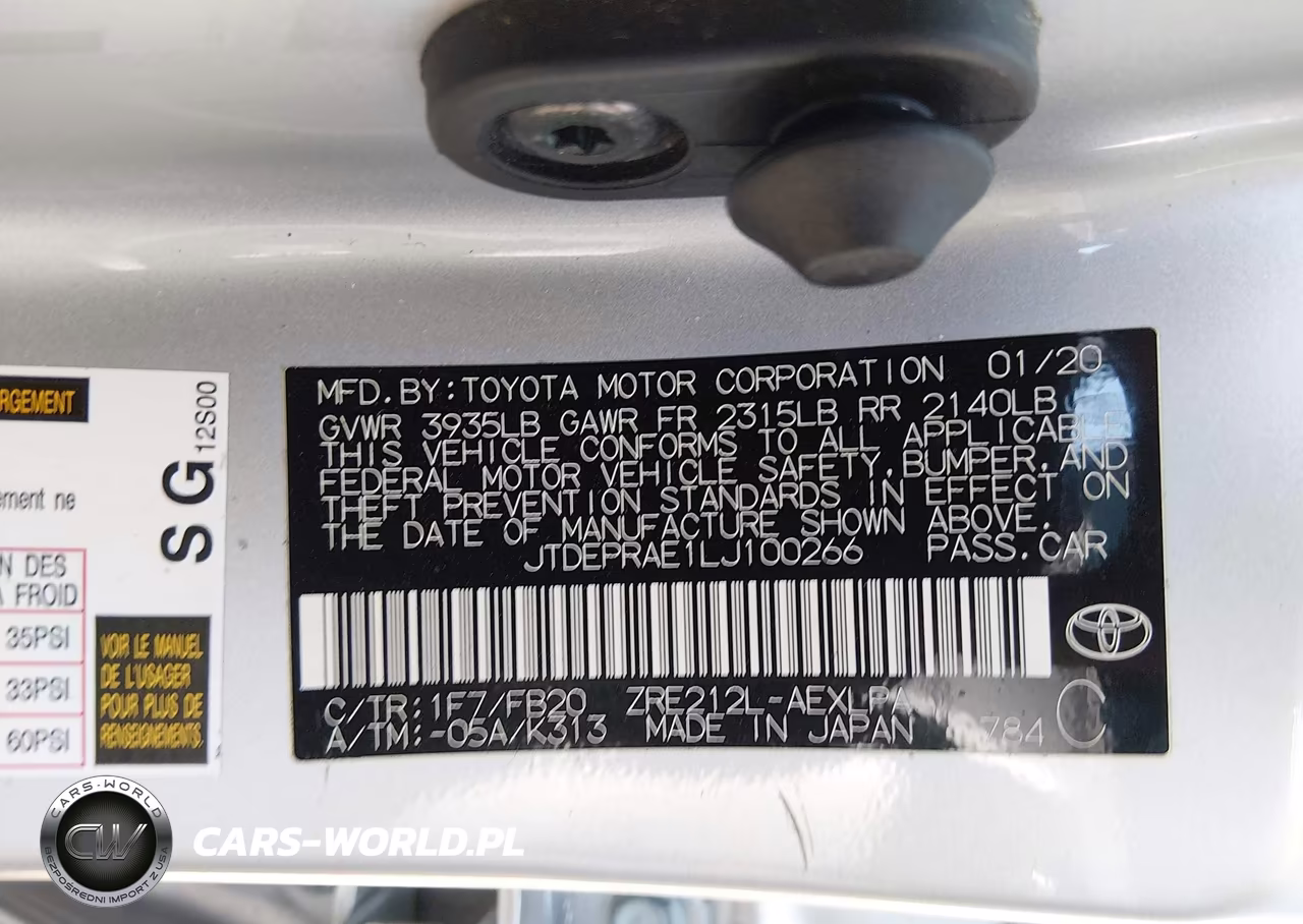2020 Toyota Corolla Le VIN:JTDEPRAE1LJ100266 - 9