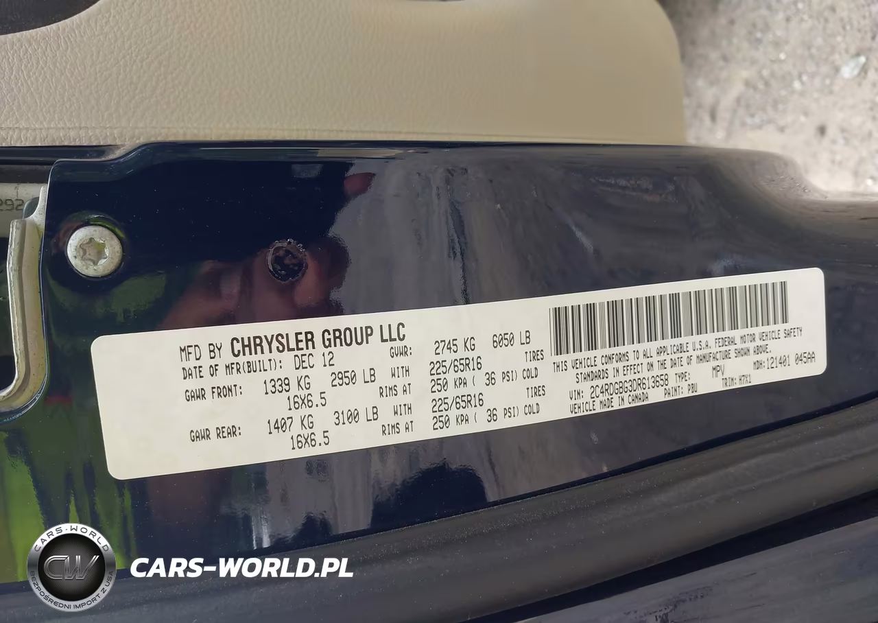 2013 Dodge Grand Caravan American Value Pkg VIN:2C4RDGBG3DR613658 - 9