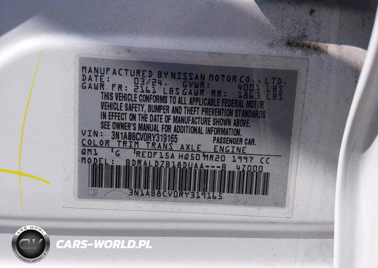 2024 Nissan Sentra Sv Xtronic Cvt VIN:3N1AB8CV0RY319165 - 9
